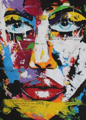 Pittura a tempera su tela Possessione Esteriore