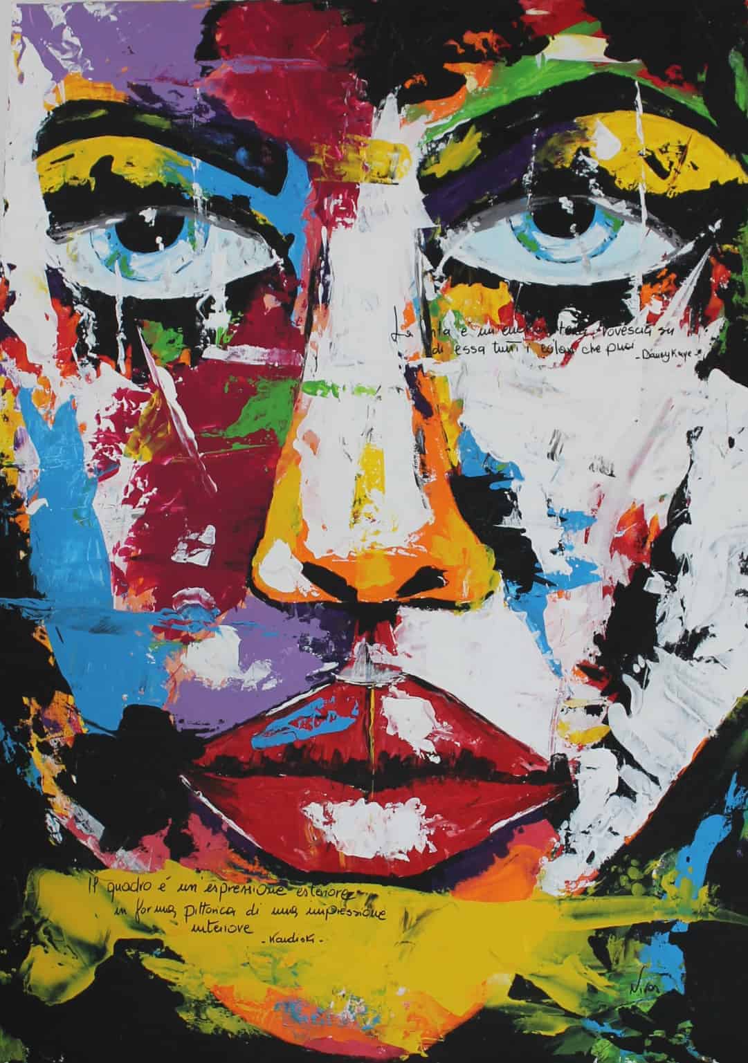 Pittura a tempera su tela Possessione Esteriore