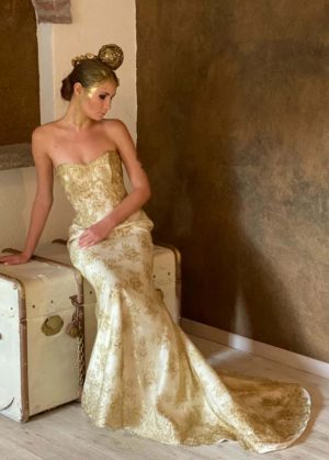 Abito su misura da sera Atelier Daniela Calvi