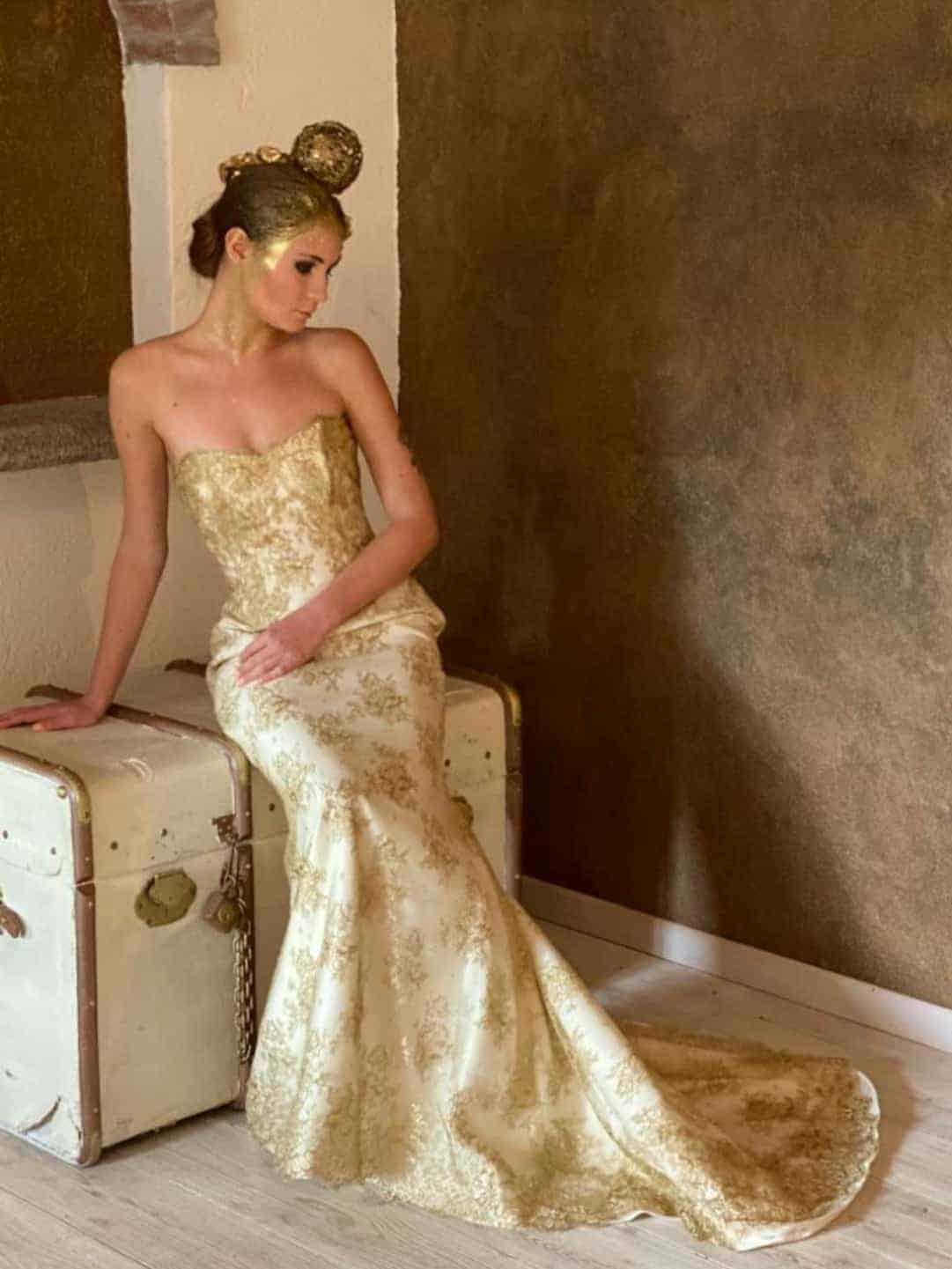 Abito su misura da sera Atelier Daniela Calvi