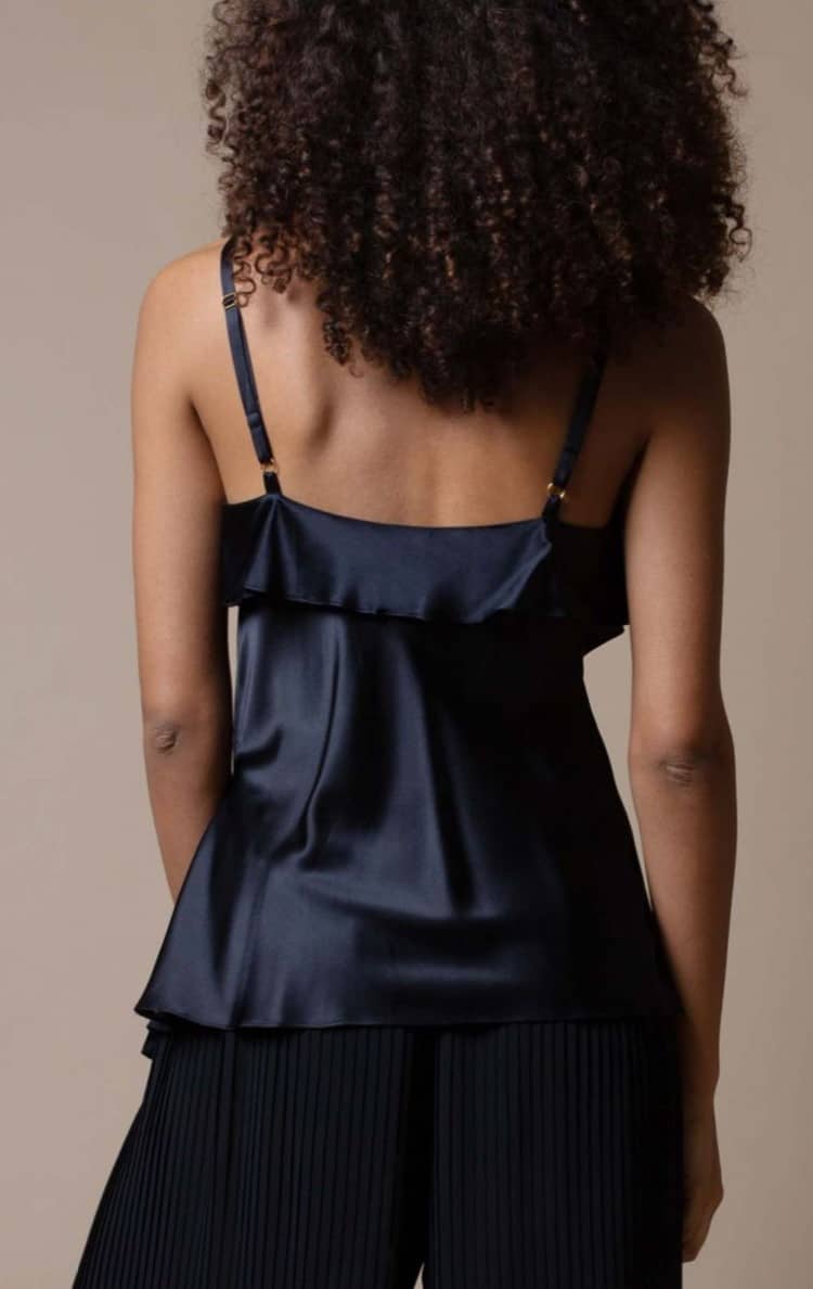 Top in Seta Nero - immagine 6