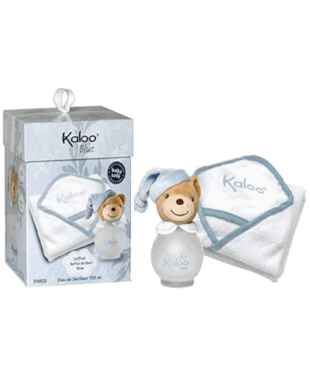 cofanetto da bagno con profumo e accappatoio per bambini