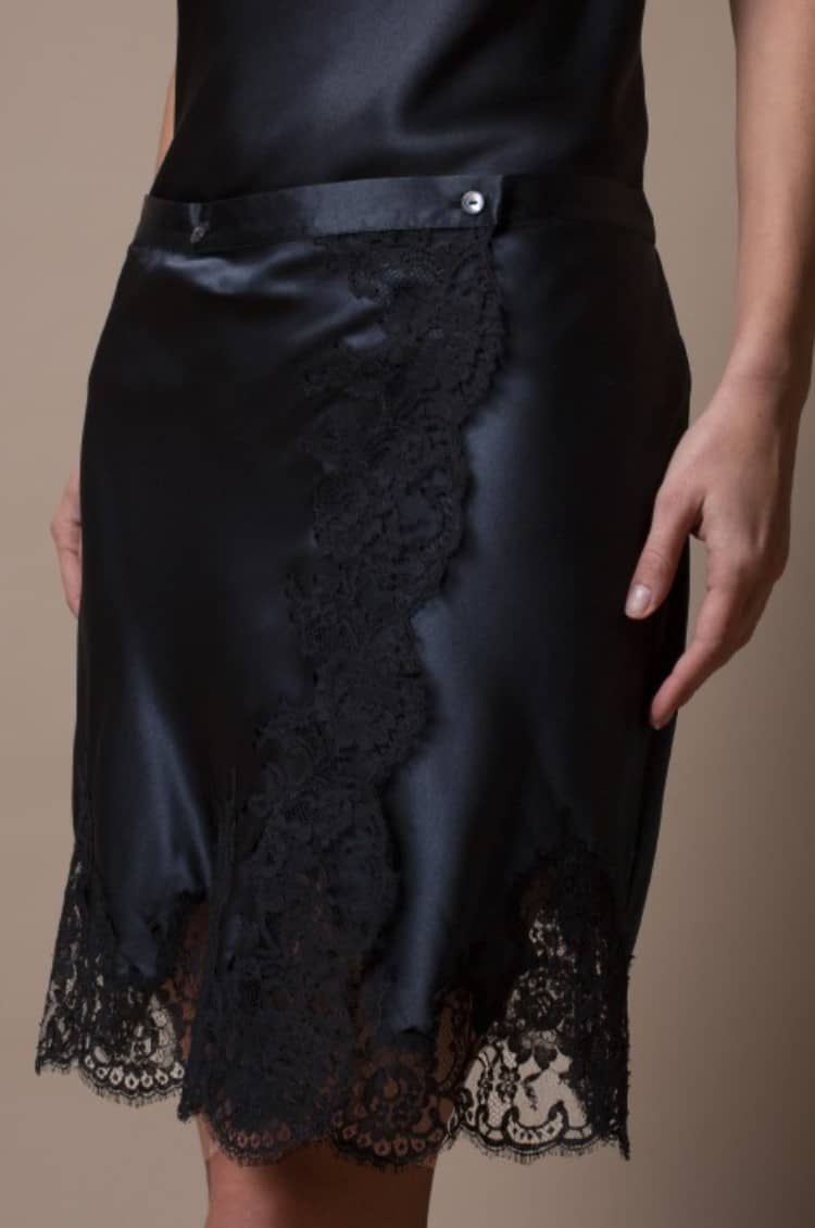 Gonna Nera in Seta - immagine 6