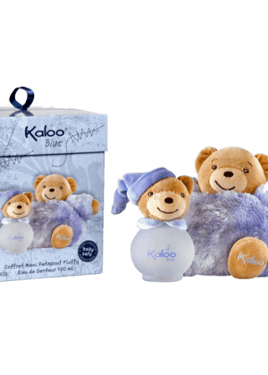 confezione con acqua profumata per bambini e peluche