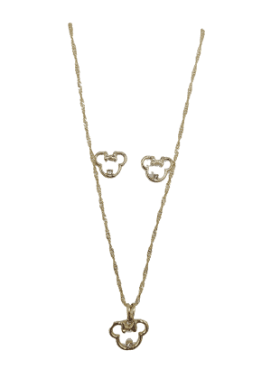Parure Collana e Orecchini con Minnie