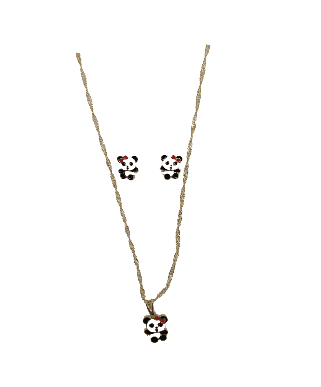 Collana e Orecchini per bambina – Parure Kids Panda