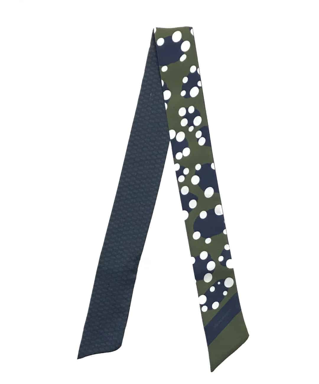 Foulard in seta – Avvolgicollo Giada - immagine 3