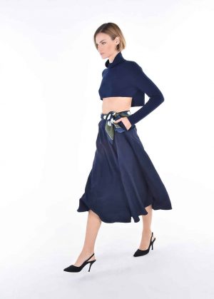 Gonna in seta – Nuvola