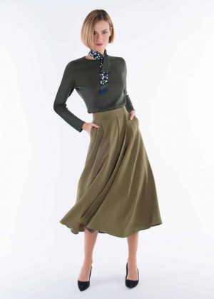 Gonna in seta – Nuvola