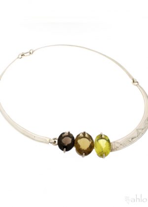 Girocollo Itran - Quarzo Fumé, Citrino, Quarzo Limone