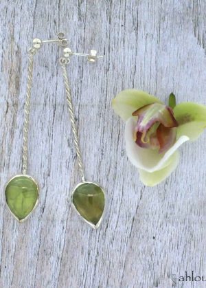 Orecchini - Prehnite