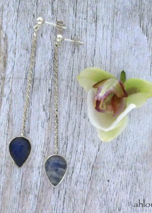 Orecchini - Pietra di Luna Arcobaleno